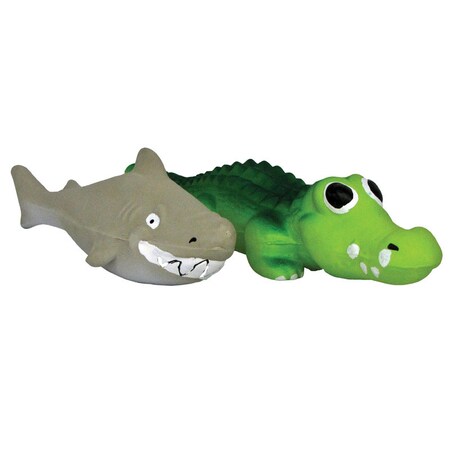 Diggers Boss Pet Digger's Assorted Latex Sea Monster Squeaky Dog Toy Large 1 pk 52557